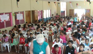 redeemerVBS-2 CAPTION: The vacation Bible school in Leon, Nicaragua conducted by members of Redeemer, Waterloo, Ontario, was “standing room only.”