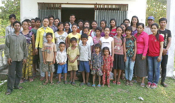 An ELCC congregation in Kampot, Cambodia.