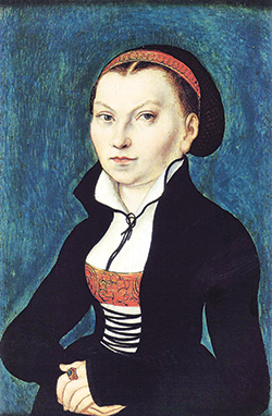 Portrait by Lucas Cranach the Elder (c. 1530).