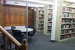 The seminary library ready to open in Fall 2015.