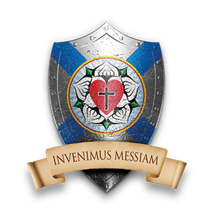 The logo of St. Andrew’s Lutheran Church in Halifax. The Latin means “We have found the Messiah” and comes from John 1:41.
