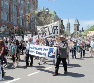Lutherans march for life