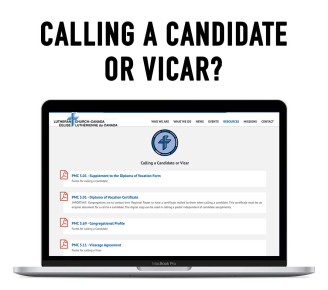 Calling a candidate or vicar?