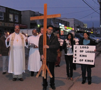 Easter Sunrise Service for intercultural congregation