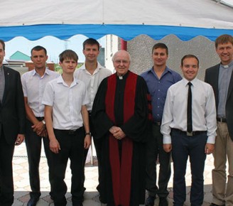 Ukrainian seminarians celebrate graduation