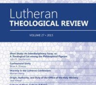 2015 issue of Lutheran Theological Review now available