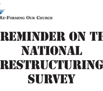 A Reminder on the National Restructuring Survey