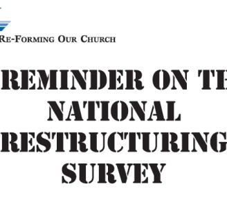 A Reminder on the National Restructuring Survey