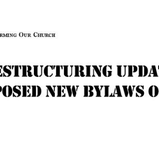 Restructuring Update: Proposed New Bylaws of LCC