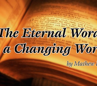 The Eternal Word in a Changing World