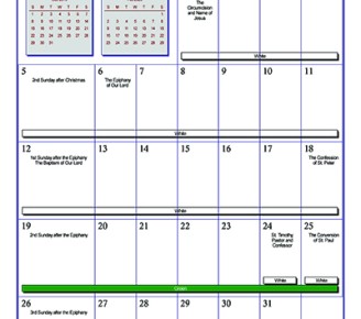 Liturgical Calendar 2020 The Canadian Lutheranthe Canadian Lutheran