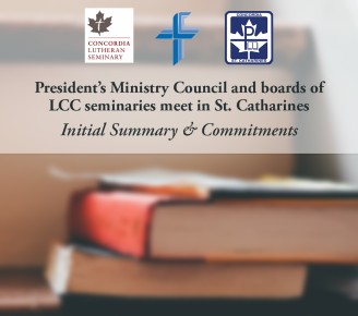 PMC and boards of LCC seminaries meet, initial summary and commitments