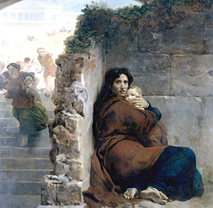 A wider-view of Léon Cogniet’s painting.