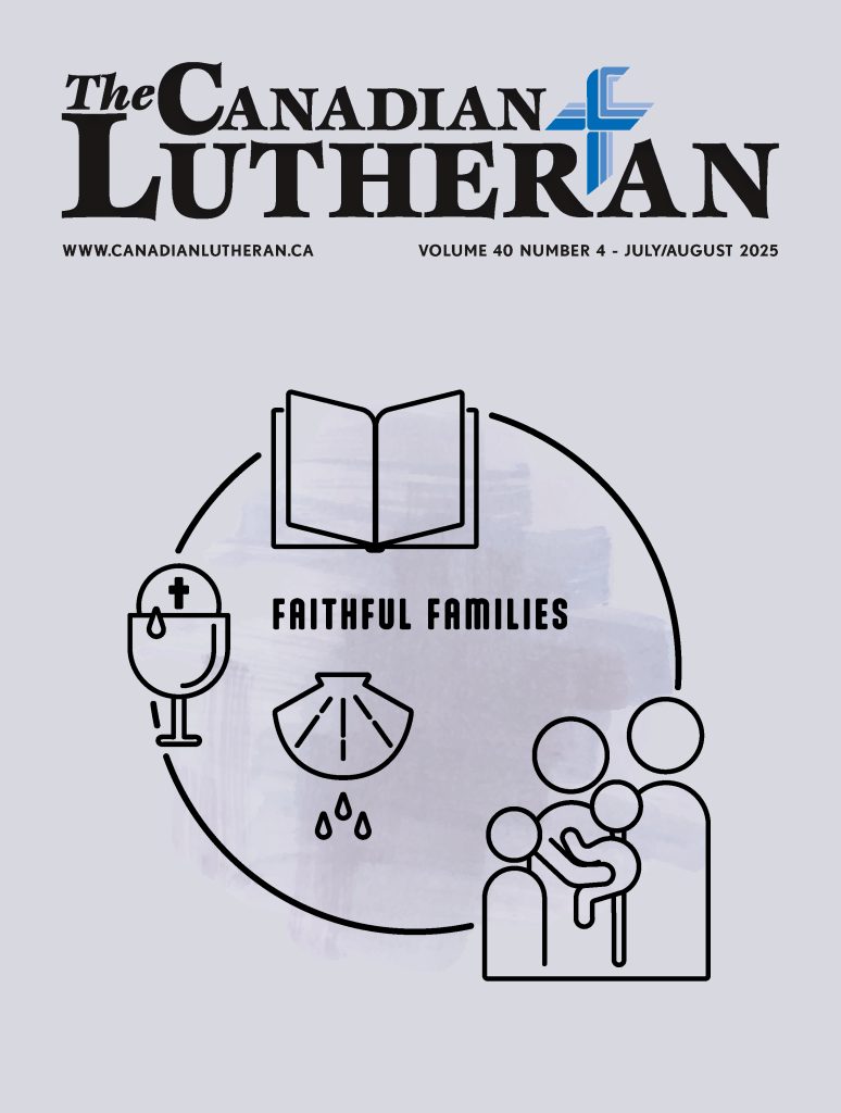 The front cover of the July/August 2025 issue of The Canadian Lutheran magazine.