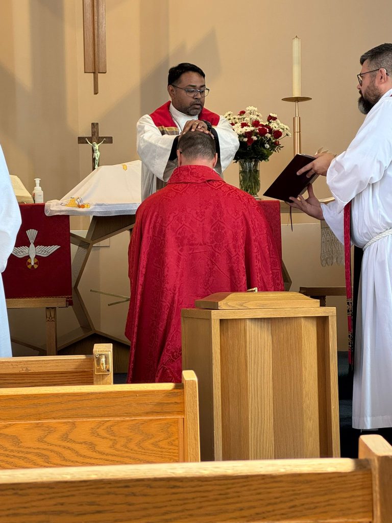 The installation of Rev. Guntar Baikovs.