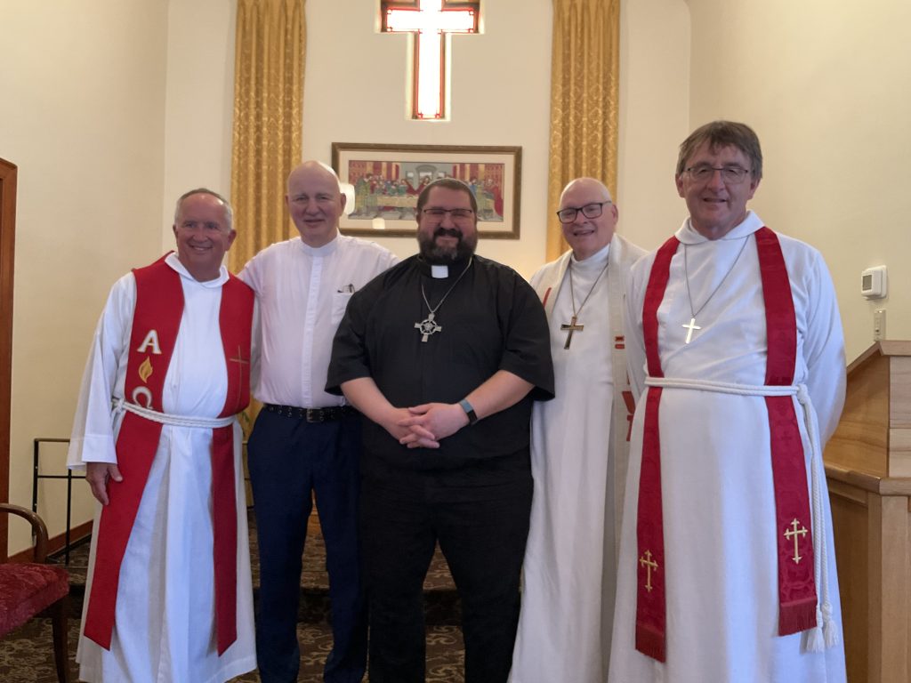 Pastors after a special centennial celebration service.