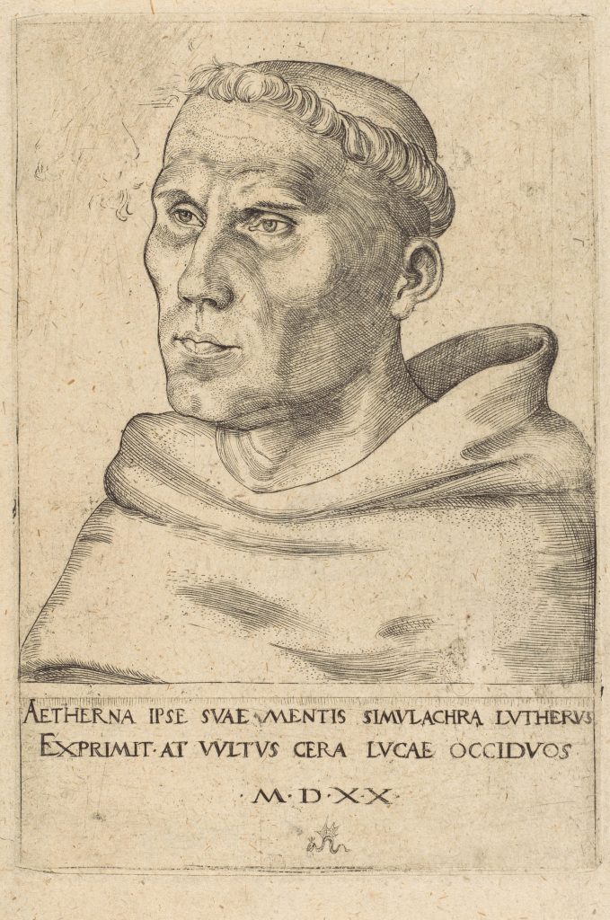 Martin Luther as an Augustinian Monk.