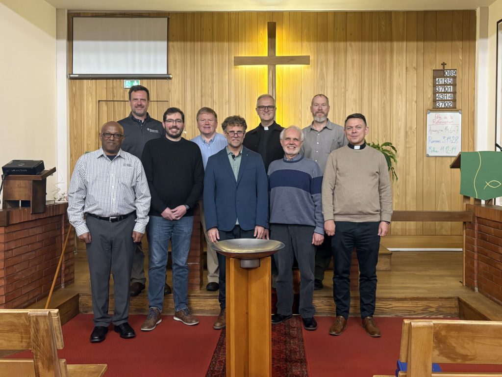 Participants at the Francophone Theological Formation Meeting at Église Évangélique Luthérienne Saint-Pierre in Châtenay-Malabry.